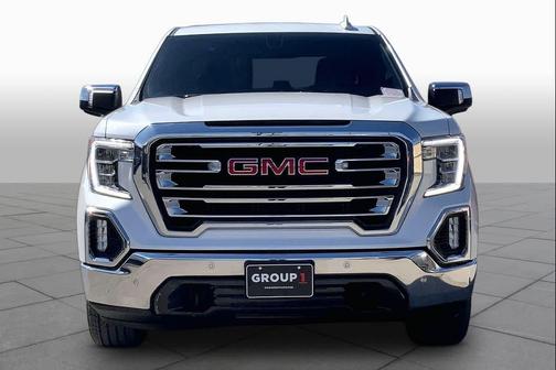 White Frost Tricoat 2021 GMC Sierra 1500 SLT