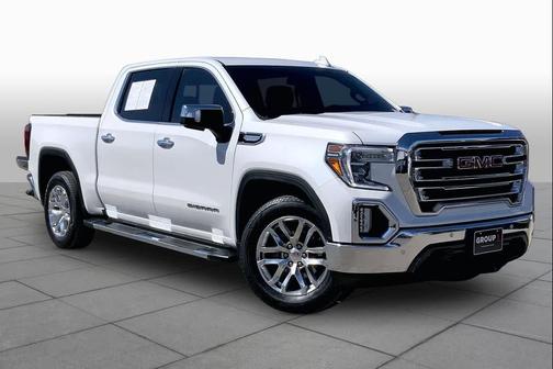 White Frost Tricoat 2021 GMC Sierra 1500 SLT
