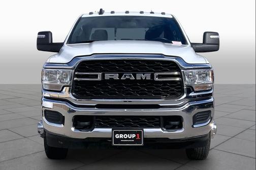 Bright White Clearcoat 2024 RAM 3500 Tradesman Crew Cab 4x4 8' Box