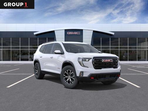 White 2026 GMC Acadia AT4 AWD
