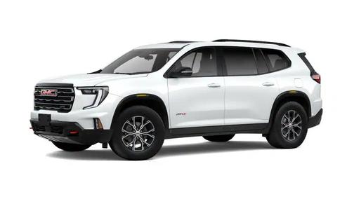 White 2026 GMC Acadia AT4 AWD