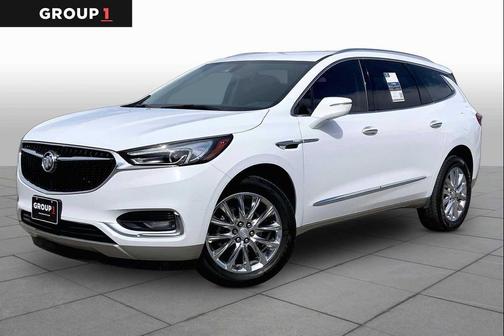White Frost Tricoat 2021 Buick Enclave FWD Essence