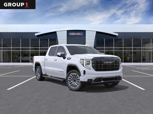 Glacier White Tricoat 2026 GMC Sierra 1500 Denali Ultimate Truck