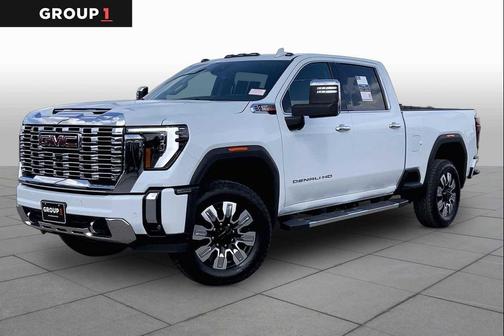 Glacier White Tricoat 2026 GMC Sierra 2500 Denali