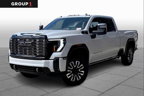 White Frost Tricoat 2025 GMC Sierra 2500 Denali Ultimate