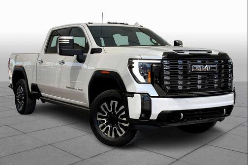 White Frost Tricoat 2025 GMC Sierra 2500 Denali Ultimate