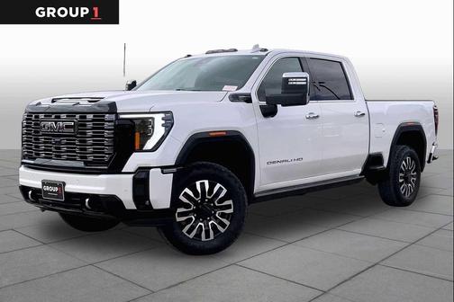 White Frost Tricoat 2025 GMC Sierra 2500 Denali Ultimate