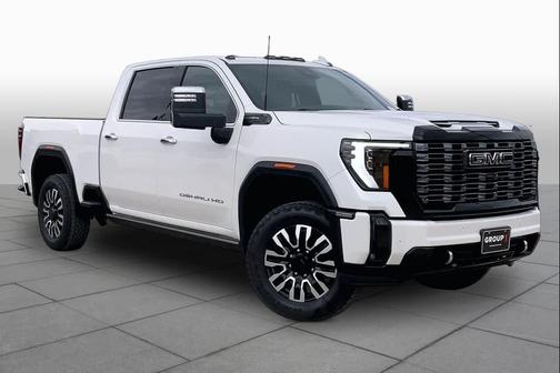 White Frost Tricoat 2025 GMC Sierra 2500 Denali Ultimate