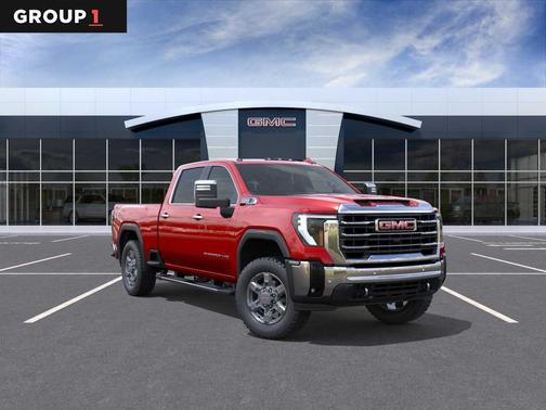 Volcanic Red Tintcoat 2026 GMC Sierra 2500 SLT
