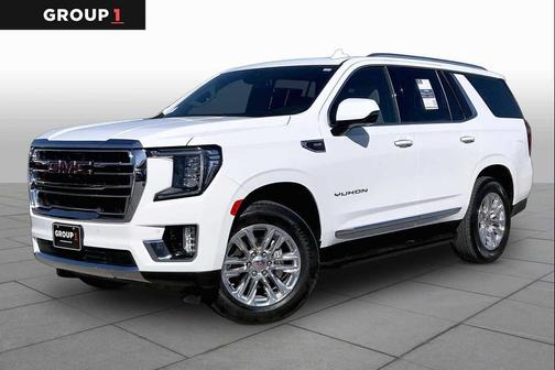 Summit White 2024 GMC Yukon SLT