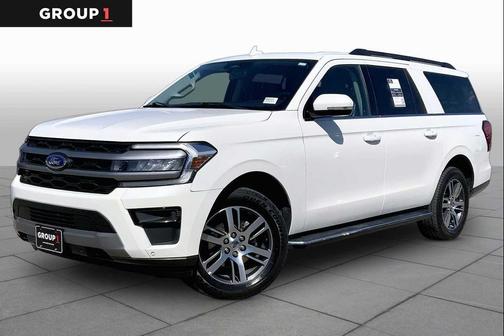 Star White Metallic Tri-Coat 2023 Ford Expedition Max XLT