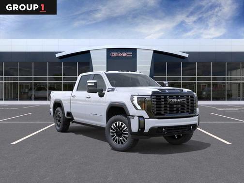 Glacier White Tricoat 2026 GMC Sierra 2500 Denali Ultimate
