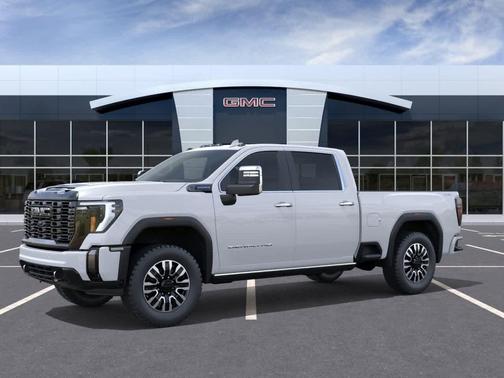 Glacier White Tricoat 2026 GMC Sierra 2500 Denali Ultimate