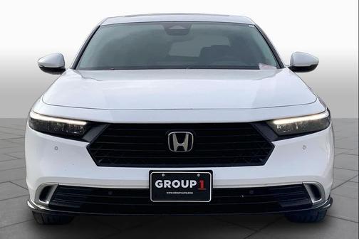 Platinum White Pearl 2025 Honda Accord Hybrid Touring