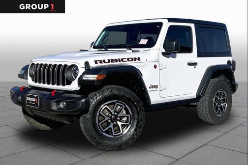 Bright White Clearcoat 2024 Jeep Wrangler Rubicon SUV