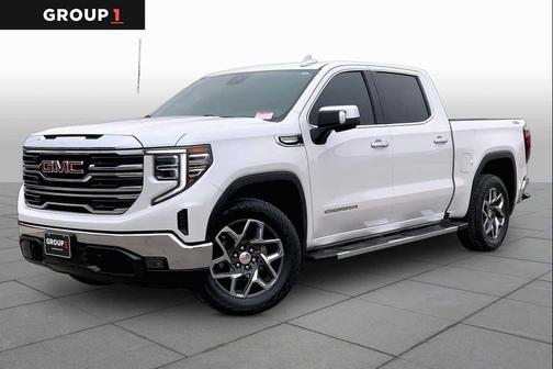 White Frost Tricoat 2023 GMC Sierra 1500 SLT