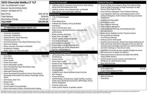 2023 Chevrolet Malibu FWD 1LT