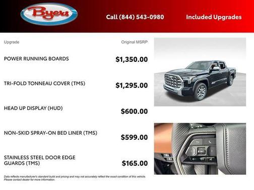 Midnight Black Metallic 2026 Toyota Tundra 1794 Edition
