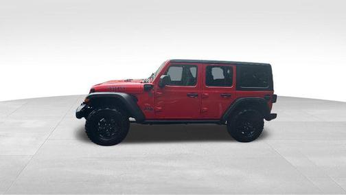 Firecracker Red Clearcoat 2025 Jeep Wrangler 4xe Willys