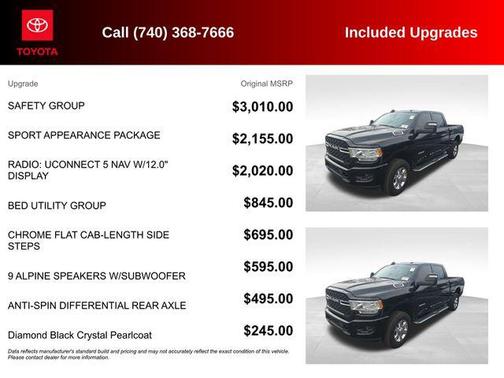 2024 RAM 2500 Big Horn Crew Cab 4x4 6'4' Box