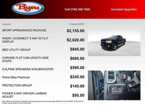 2024 RAM 2500 Big Horn Crew Cab 4x4 6'4' Box