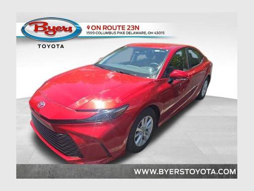 Supersonic Red 2025 Toyota Camry LE