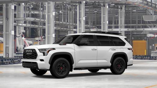 White 2026 Toyota Sequoia TRD Pro
