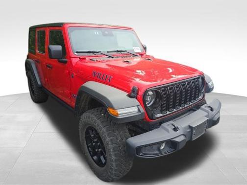 Firecracker Red Clearcoat 2025 Jeep Wrangler 4xe Willys