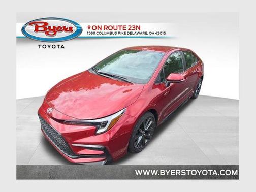 Ruby Flare Pearl 2025 Toyota Corolla SE