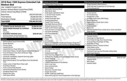 2018 RAM 1500 Express