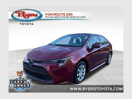 Ruby Flare Pearl 2024 Toyota Corolla LE