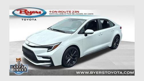 Wind Chill Pearl 2025 Toyota Corolla SE