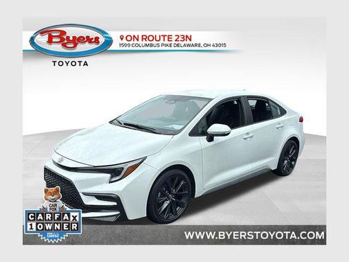 Wind Chill Pearl 2025 Toyota Corolla SE