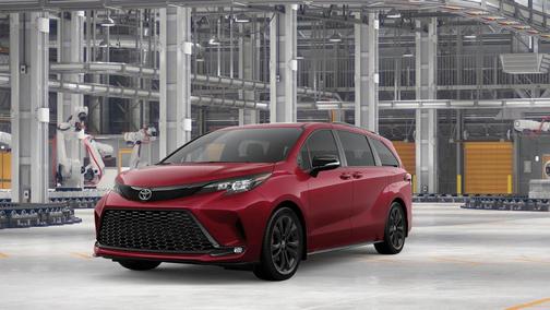 Red 2026 Toyota Sienna XSE 7 Passenger