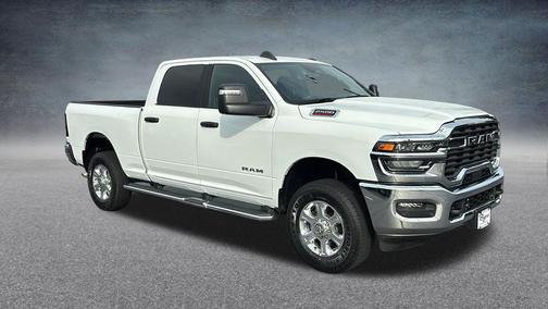 Bright White Clearcoat 2026 RAM 2500 Big Horn Crew Cab 4x4 6'4' Box