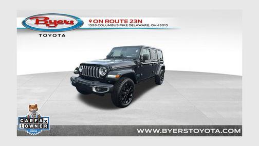 Black Clearcoat 2025 Jeep Wrangler 4xe Sahara