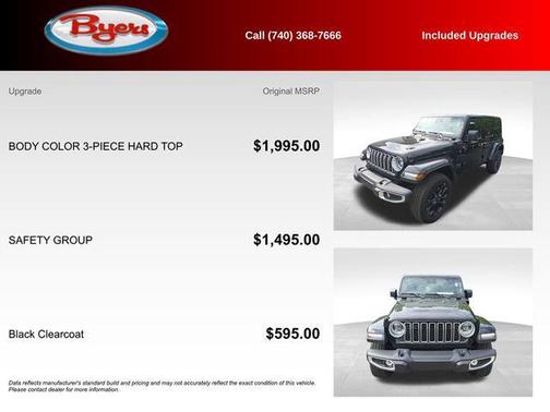 Black Clearcoat 2025 Jeep Wrangler 4xe Sahara