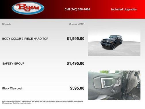 Black Clearcoat 2025 Jeep Wrangler 4xe Sahara