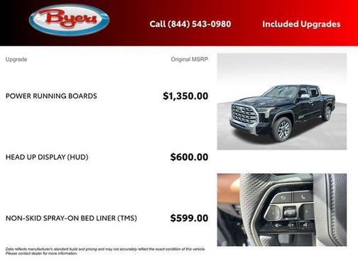 Midnight Black Metallic 2026 Toyota Tundra 1794 Edition