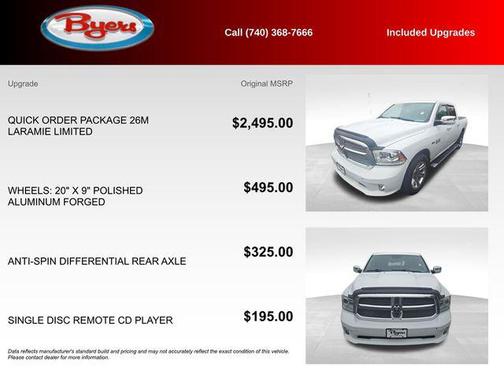 Bright White Clearcoat 2015 RAM 1500 Longhorn