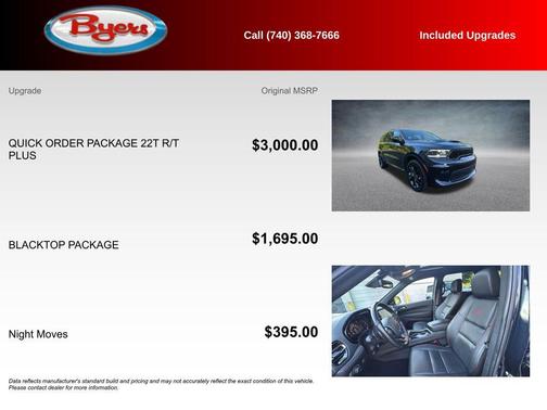 Night Moves 2024 Dodge Durango R/T Plus AWD