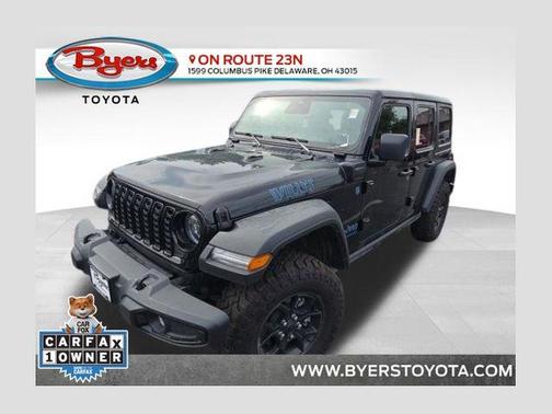 Black Clearcoat 2025 Jeep Wrangler 4xe Willys