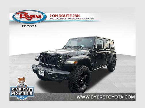 Black Clearcoat 2025 Jeep Wrangler 4xe Willys