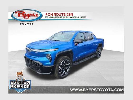 Riptide Blue Metallic 2025 Chevrolet Silverado EV RST