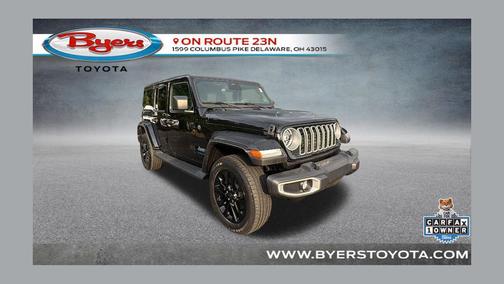 Black Clearcoat 2025 Jeep Wrangler 4xe Sahara