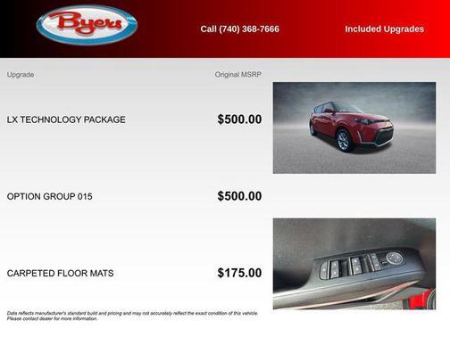 Inferno Red 2024 Kia Soul LX