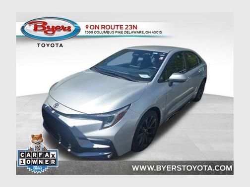 Classic Silver Metallic 2025 Toyota Corolla SE