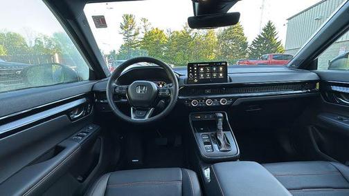 Platinum White Pearl 2026 Honda CR-V Hybrid Sport Touring AWD
