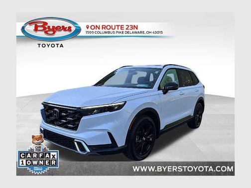 Platinum White Pearl 2026 Honda CR-V Hybrid Sport Touring AWD