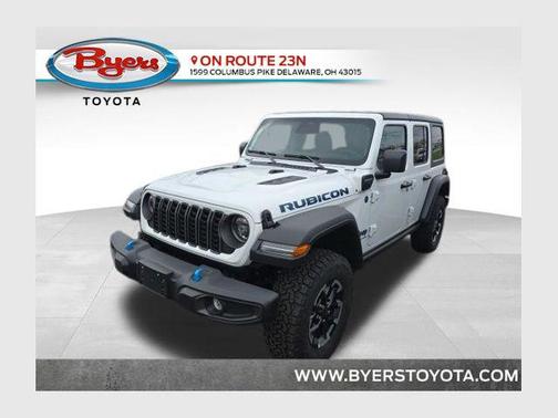 Bright White Clearcoat 2025 Jeep Wrangler 4xe Rubicon